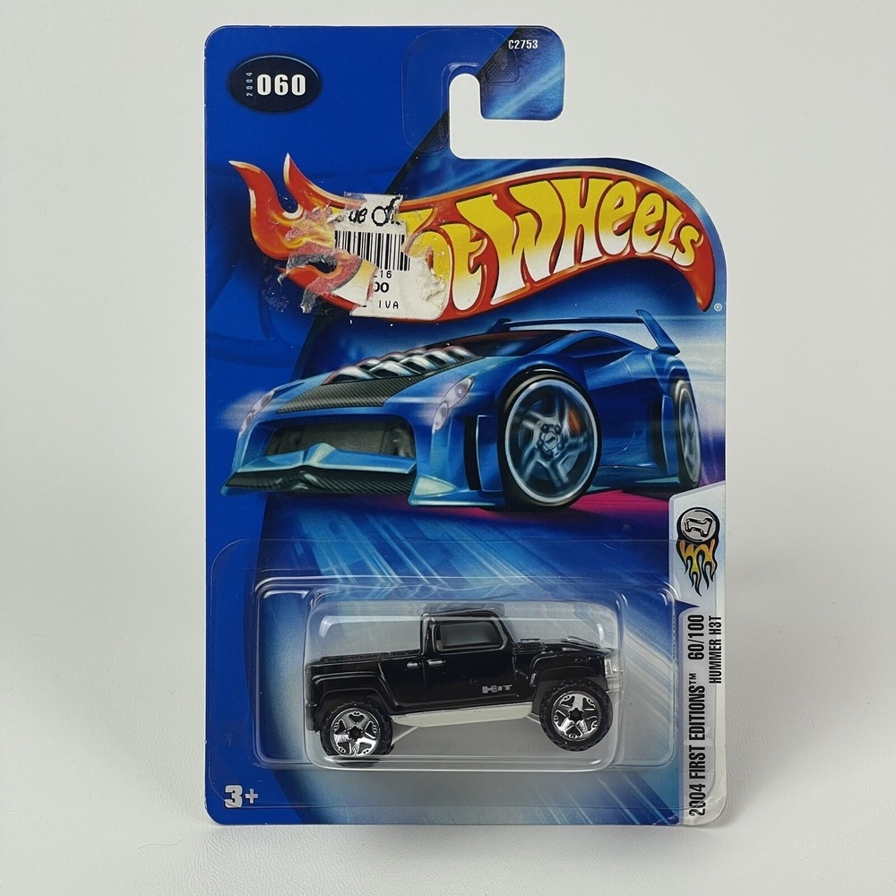 Hot Wheels 2004 First Editions 060 Hummer H3T Black GM Design Official General